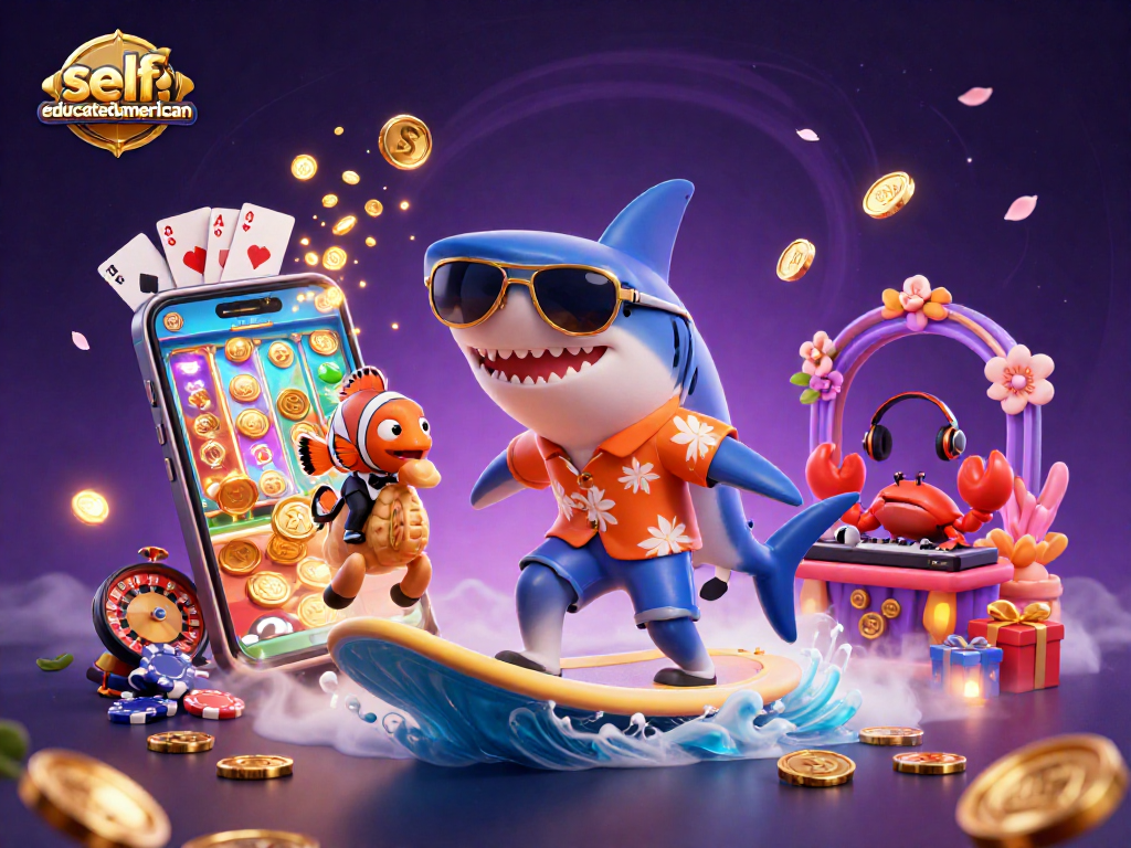 Enjoy thrilling gaming at selfeducatedamerican with a vibrant underwater casino scene.