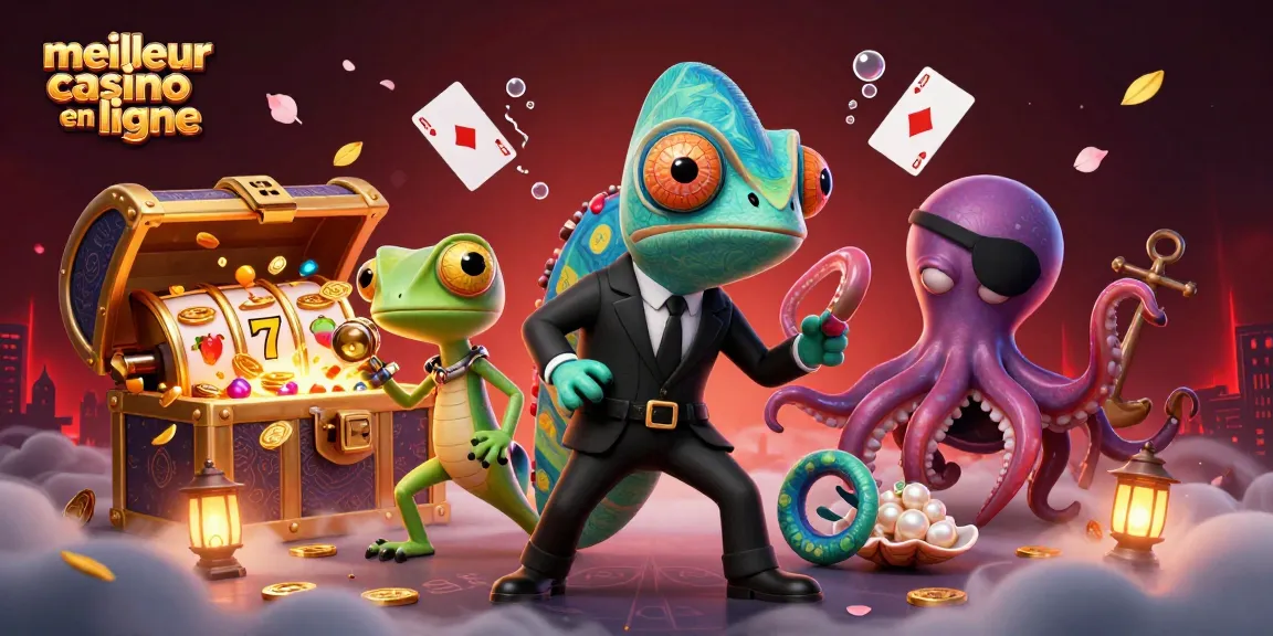 Gagnez gros avec le meilleur casino en ligne dans cette illustration animée 3D captivante remplie de détails.