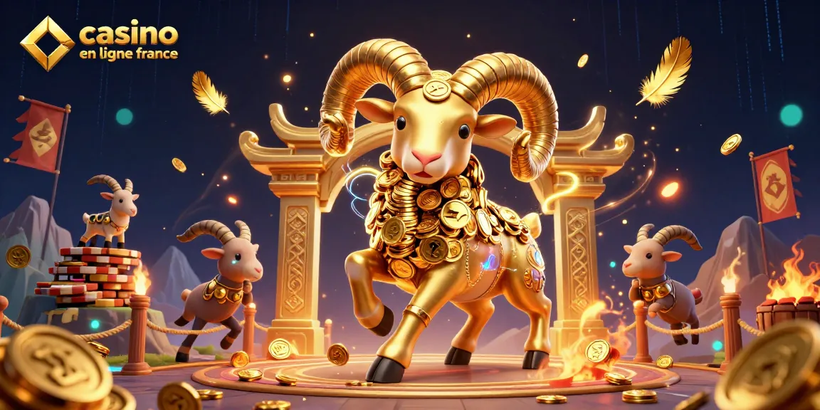 Découvrez les jeux du casino en ligne France avec une illustration dynamique et colorée.