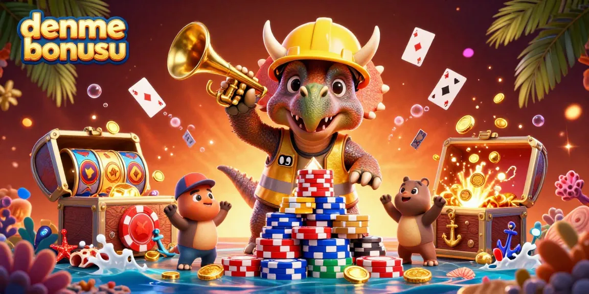 Experience the thrill of deneme bonusu with vibrant 3D casino characters in an engaging gambling scene.