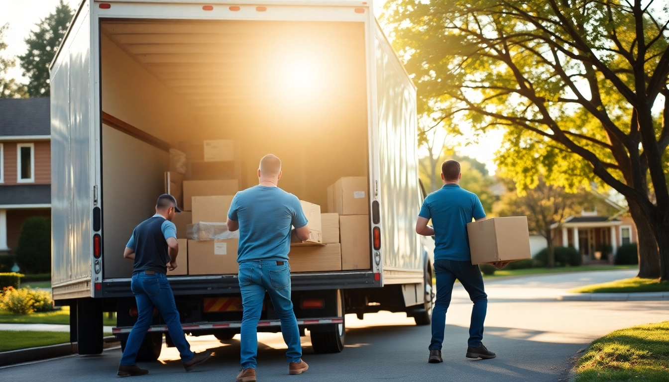 Expert provincial movers efficiently transporting boxes during a residential relocation.