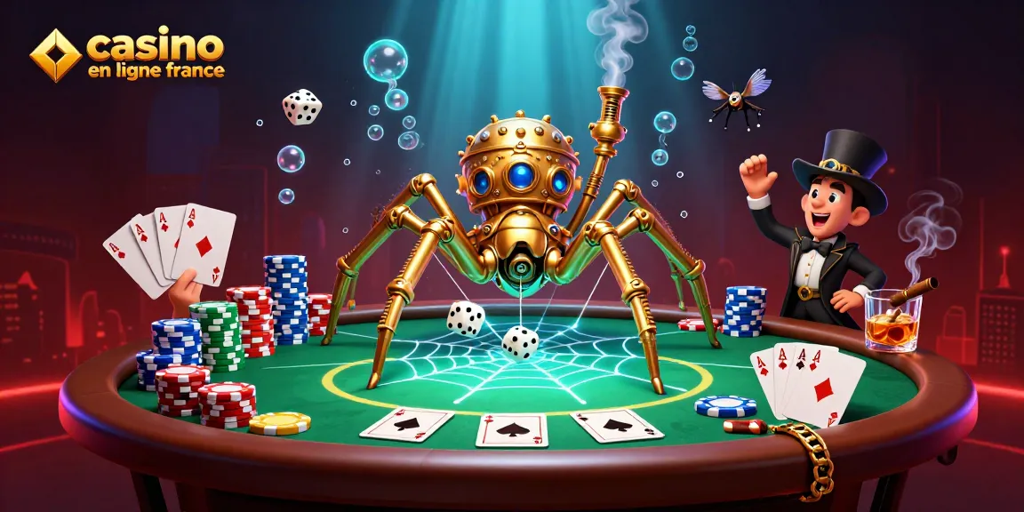 Jouer au casino en ligne en France avec une illustration de jeux captivants et stratégiques.