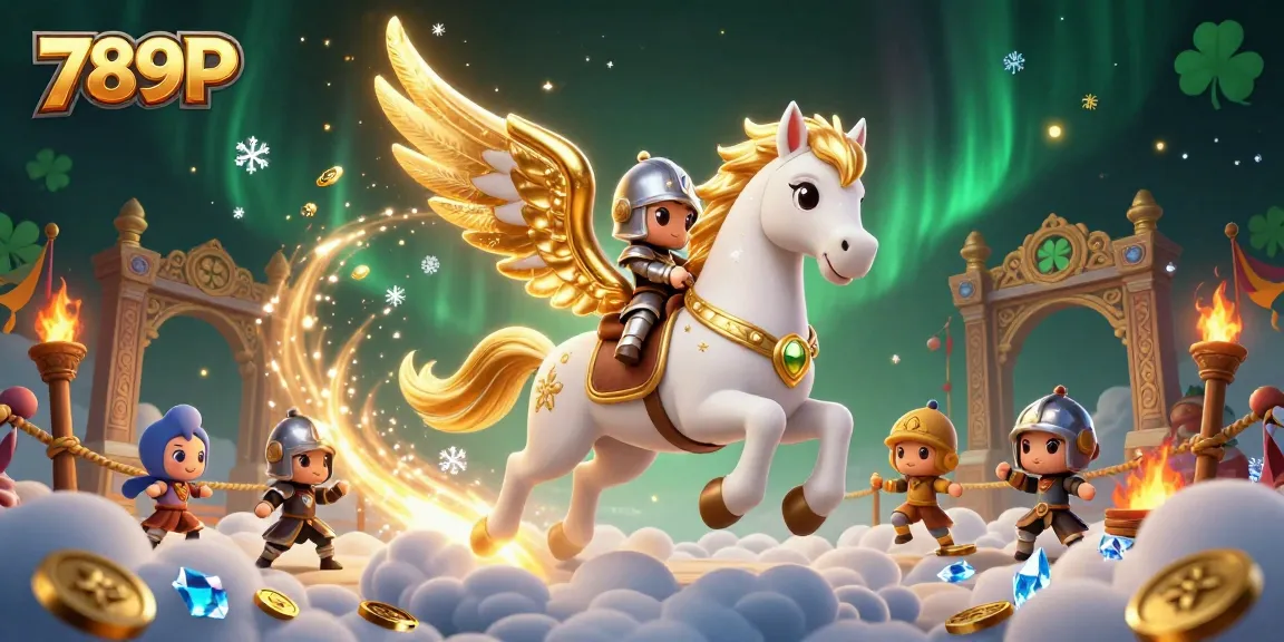 Engage in the excitement of 789P with animated characters, gold coins, and vibrant casino elements.
