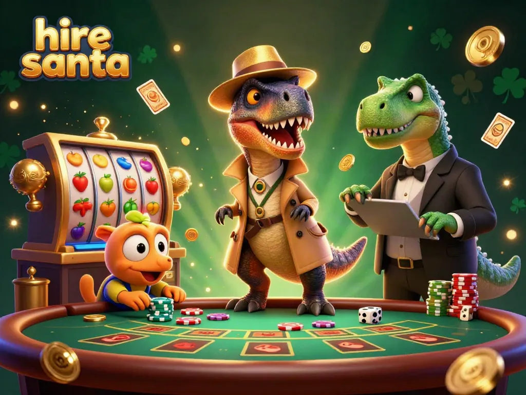 Engage with the casino experience as you hire Santa during festive celebrations with lavish gambling elements.