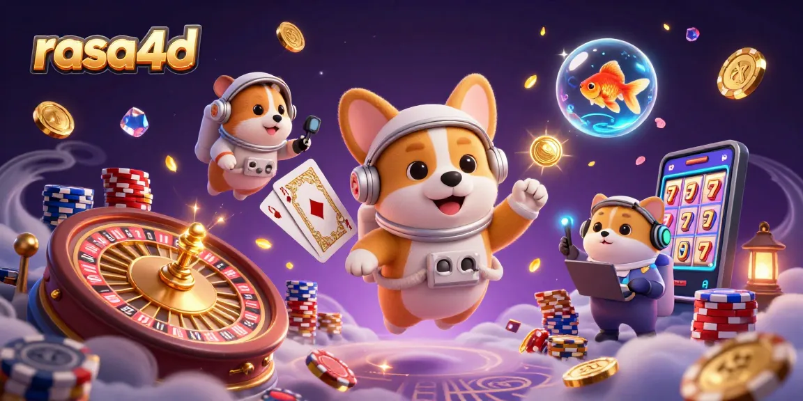 Rasa4d menyampaikan aksi mengesankan dengan corgi astronaut di kasino luar angkasa