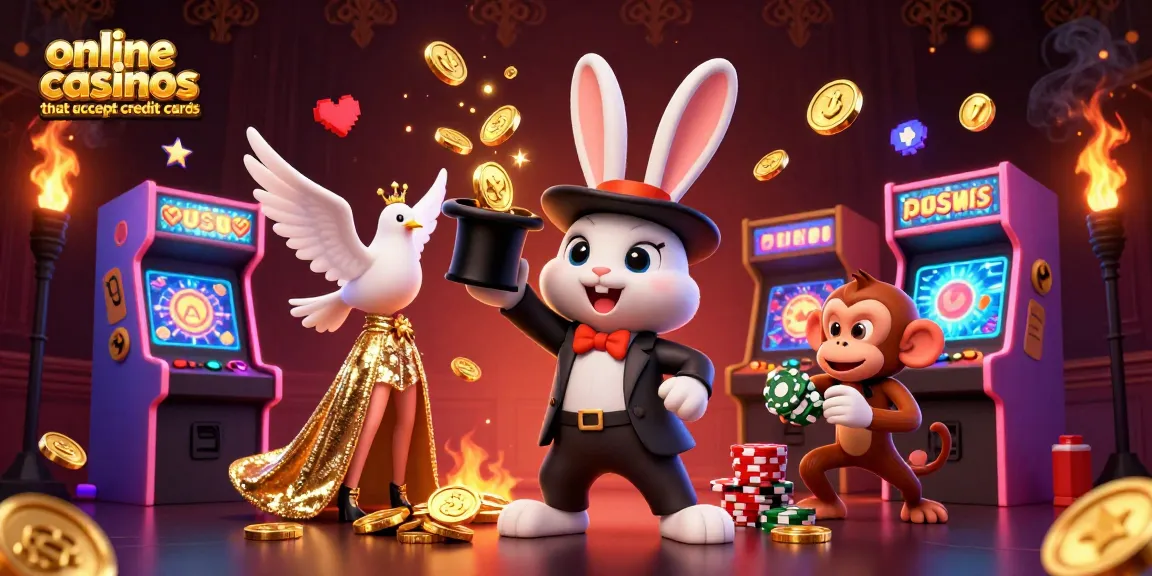 Experience the excitement at online casinos that accept credit cards with magical wins and vibrant gaming elements.