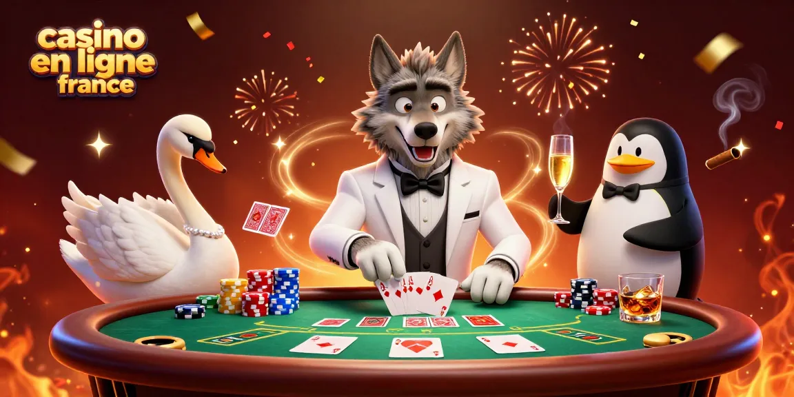 Découvrez le jeu captivant sur casino en ligne France avec une illustration animée de personnages élégants.