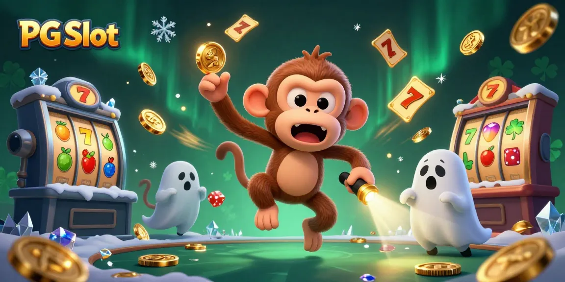 Ketika PG Slot memicu petualangan kasino, hantu kecil dan monyet nakal menciptakan suasana seru.
