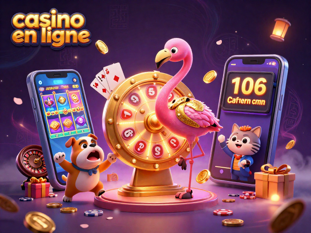 Gagnez des prix avec le casino en ligne grâce à une animation festive dynamique.