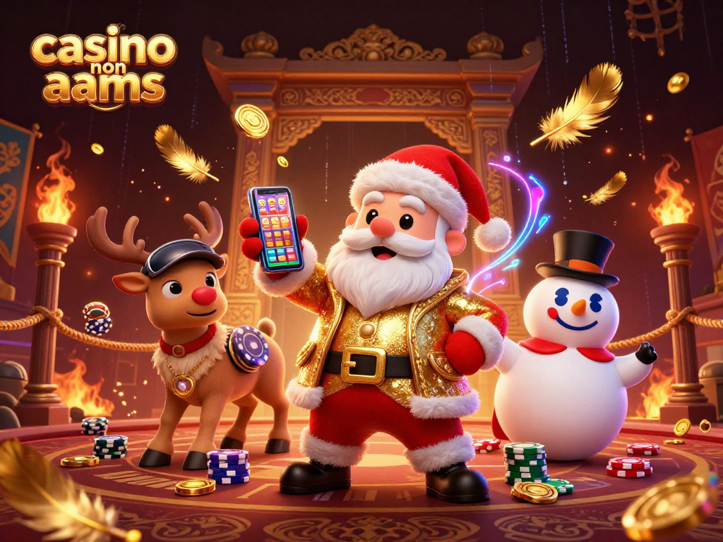 Gioca ai migliori giochi di casino non aams con Santa e i suoi amici festivi.