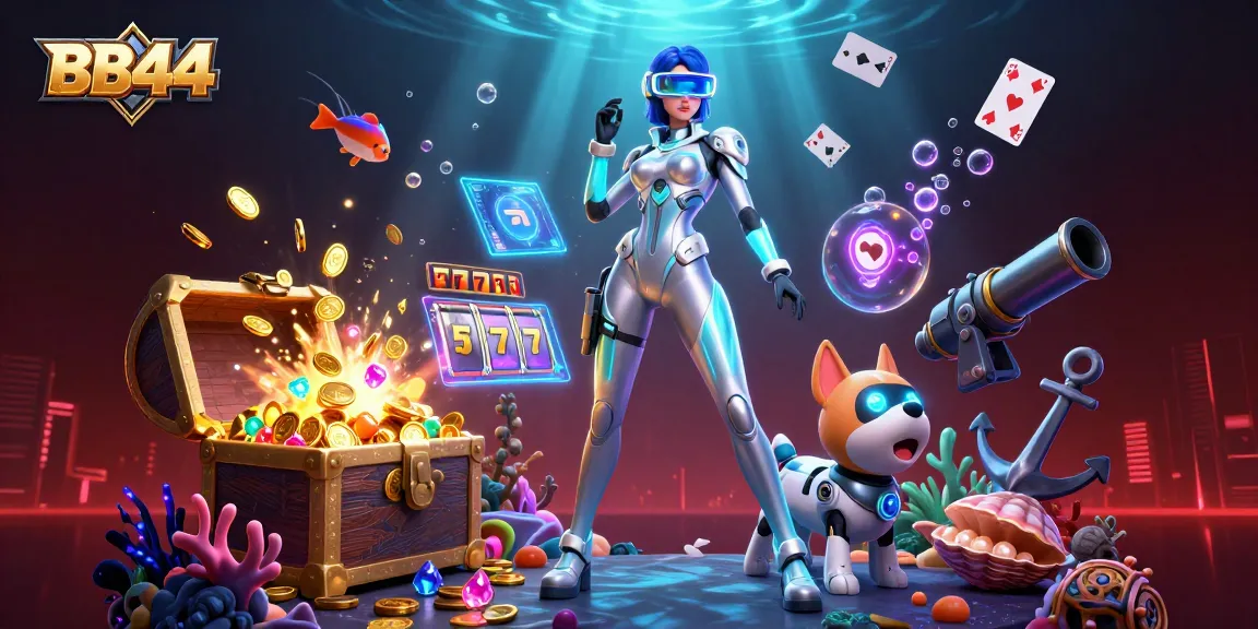 Engage with BB44's thrilling online slots and live games in a vibrant casino atmosphere.