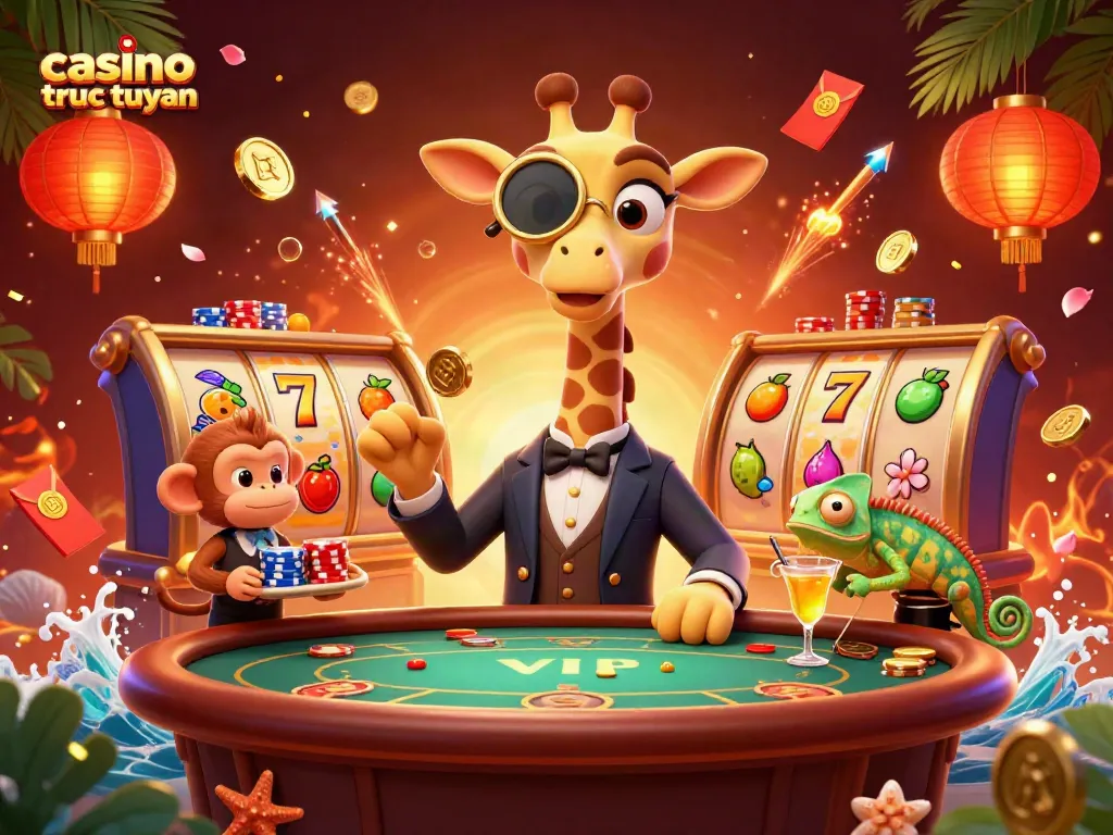 Chơi game tại casino trực tuyến với sòng bạc trực tuyến sống động và phong cách.