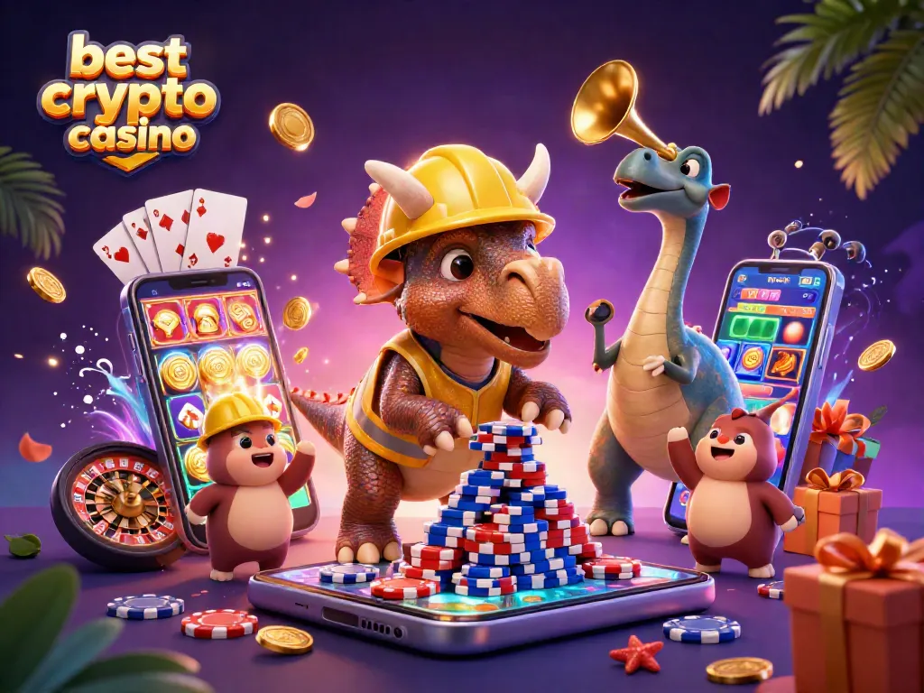 Scopri i migliori casino crypto con la nostra illustrazione unica, ispirata ai migliori giochi d'azzardo.