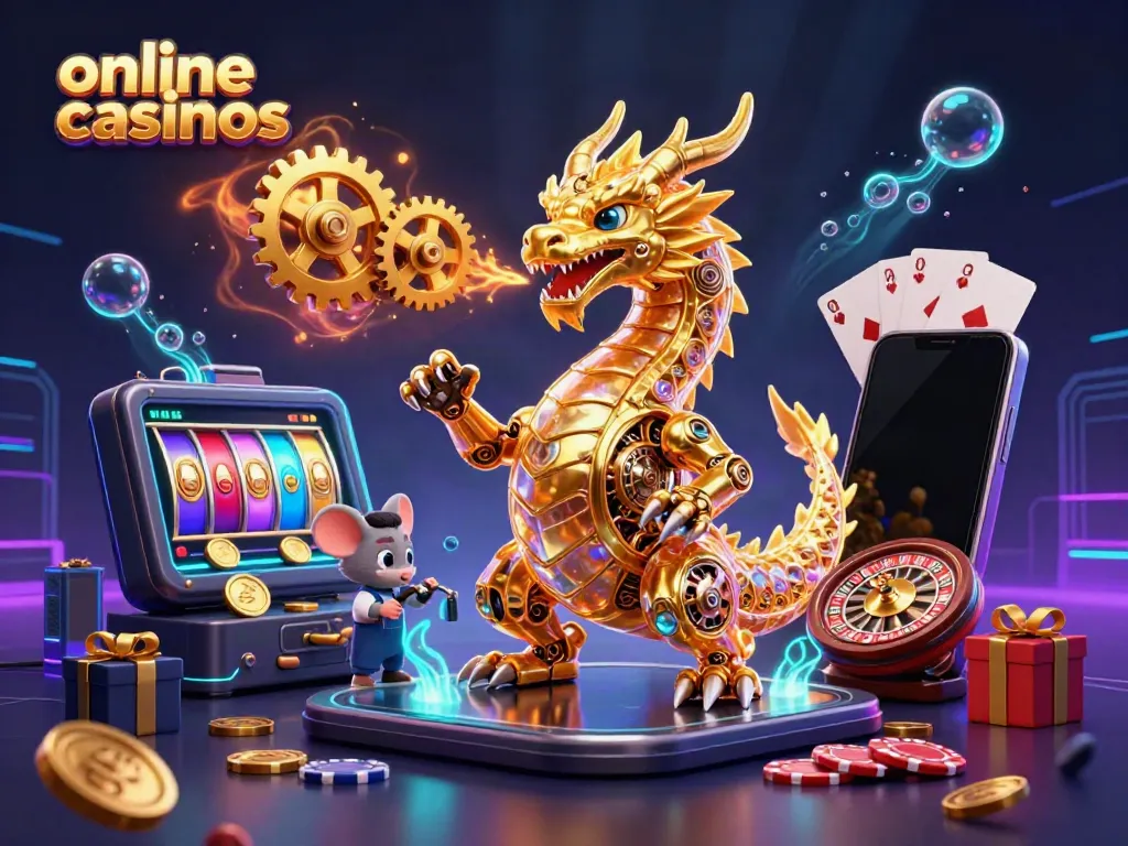 Engage with vibrant online casinos through immersive 3D gaming elements and captivating visuals.