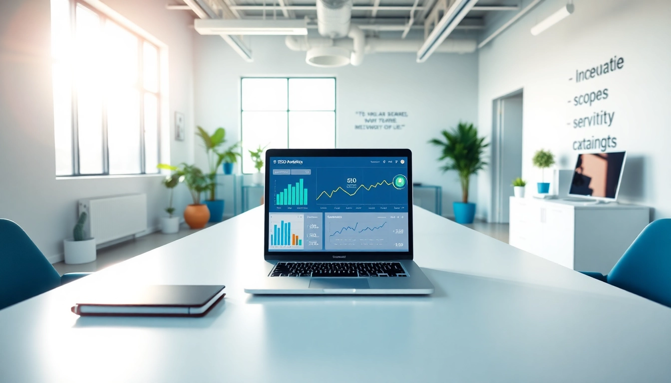 Boost Clearwater FL SEO with an inviting digital marketing workspace, showcasing SEO growth.
