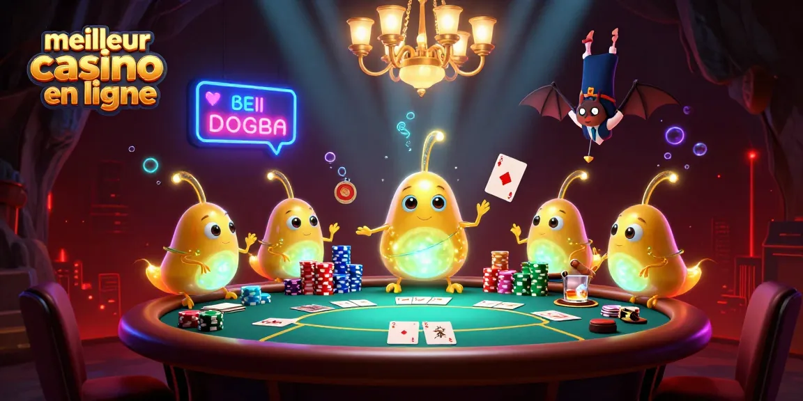 Jouer au meilleur casino en ligne dans un cadre enchanteur avec des vers luisants illuminant les tables de poker.