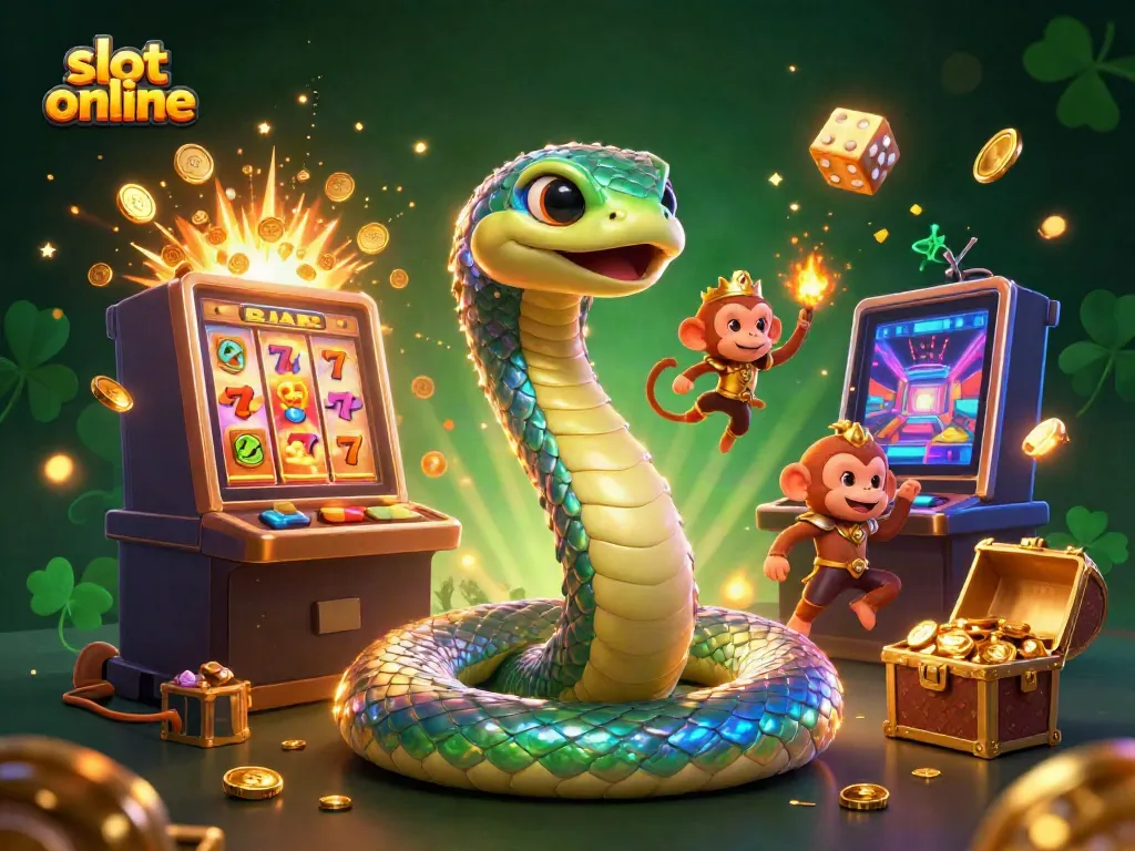 Experience the thrill of slot online with vibrant characters and dazzling slot visuals.
