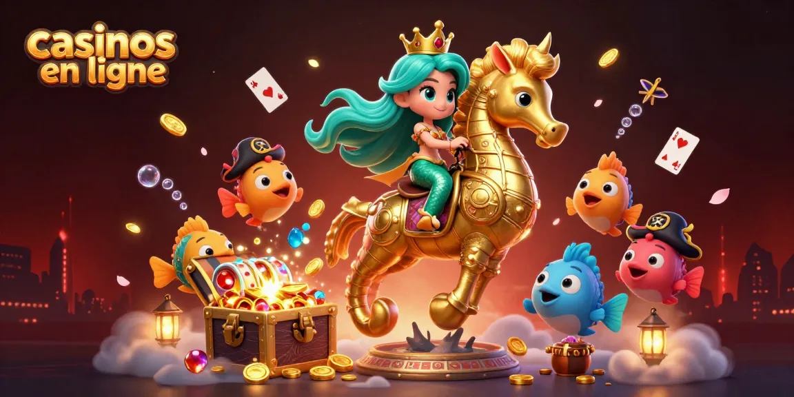 Les casinos en ligne offrent une aventure ludique avec des trésors et des poissons colorés dans un environnement dynamique.