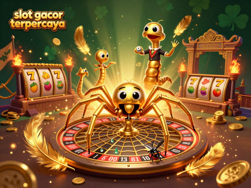 Raih kemenangan dengan slot gacor terpercaya dalam ilustrasi kasino 3D yang menarik.