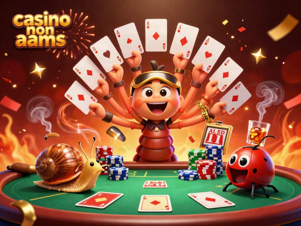 Giocatori in azione ai casino non aams con carte da poker e fiches colorate.