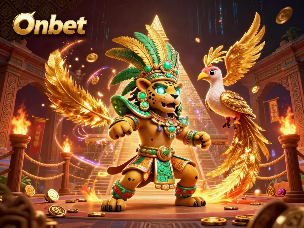 Experience thrilling wins at Onbet with vibrant illustrations of casino action and gameplay.