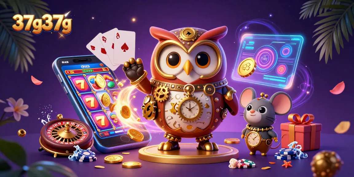 Experience thrilling gameplay at 37g37g with our time-traveling casino characters in action.