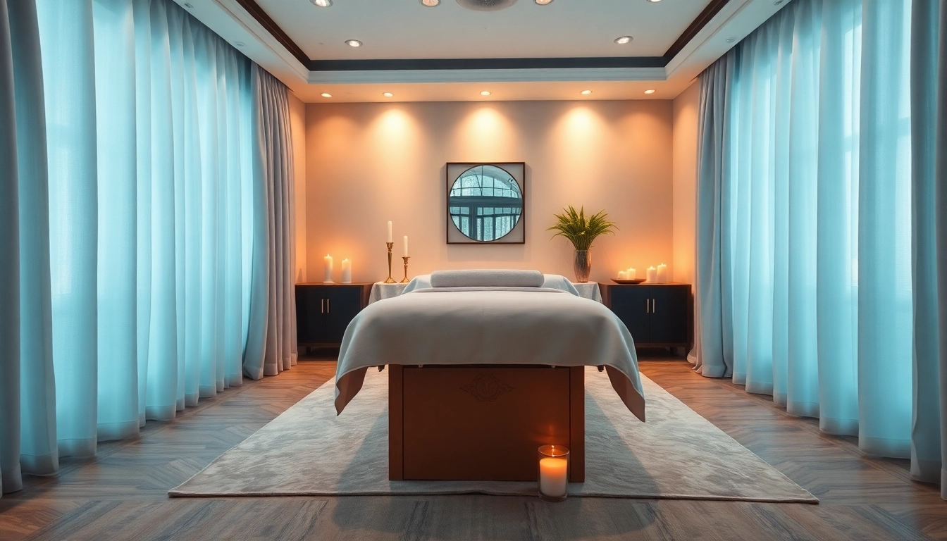 Experience luxurious 출장마사지 service setup in a modern apartment with calming ambiance.