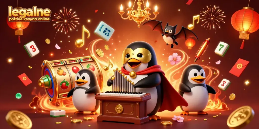 Engage in thrilling gameplay at legalne polskie kasyno online with vibrant 3D casino characters and dynamic elements.
