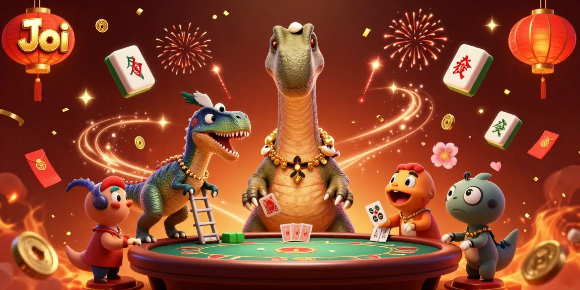 Engage in exciting games with Joi video chat platform featuring animated casino characters.