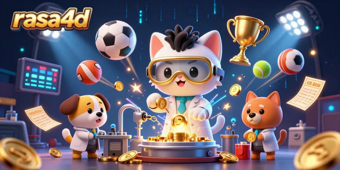Rasa4d menawarkan pengalaman taruhan olahraga yang mendebarkan dengan karakter lucu yang mengelilingi bola olahraga.