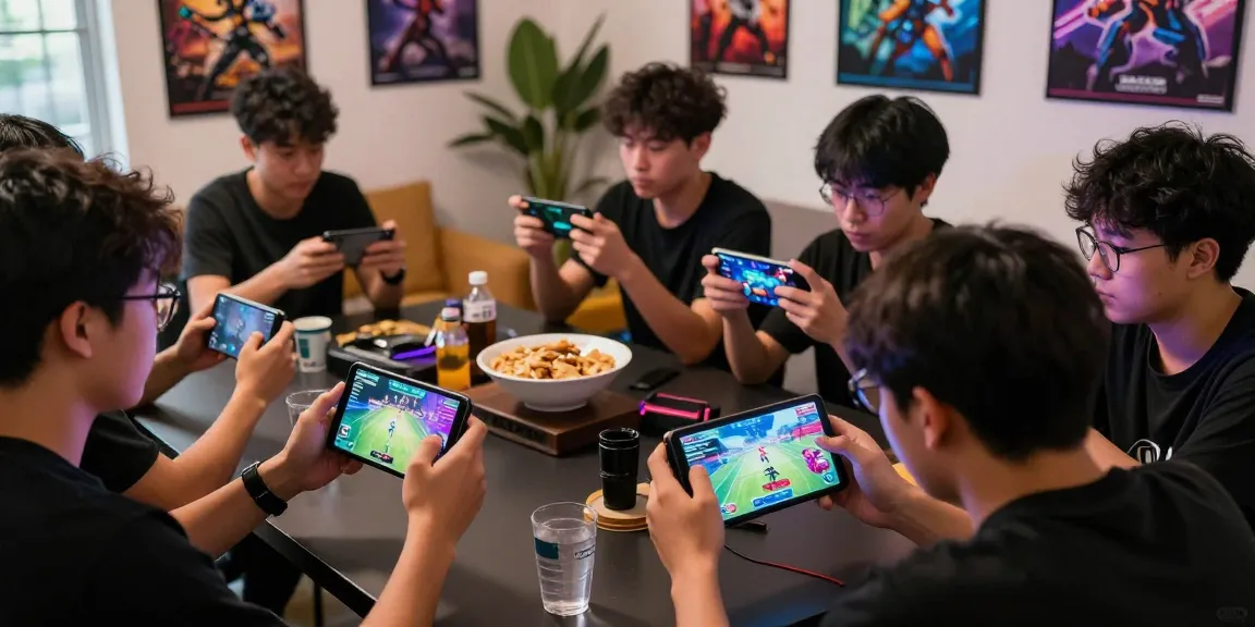 Players enjoying popular MOD APK games in a vibrant gaming environment.