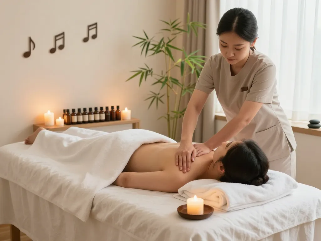 Expert 강남스웨디시 massage therapy in a luxurious spa setting, showcasing relaxation and tranquility.