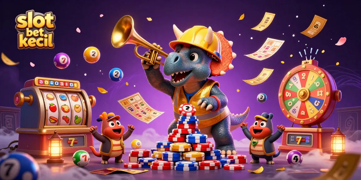 Experience the thrilling charm of slot bet kecil with vibrant slot reels and festive celebrations.