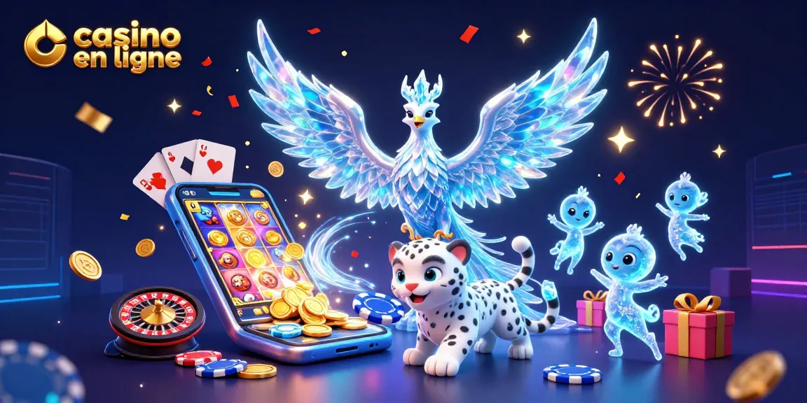 Découvrez l'excitation du casino en ligne avec un phœnix de glace et des sprites magiques !