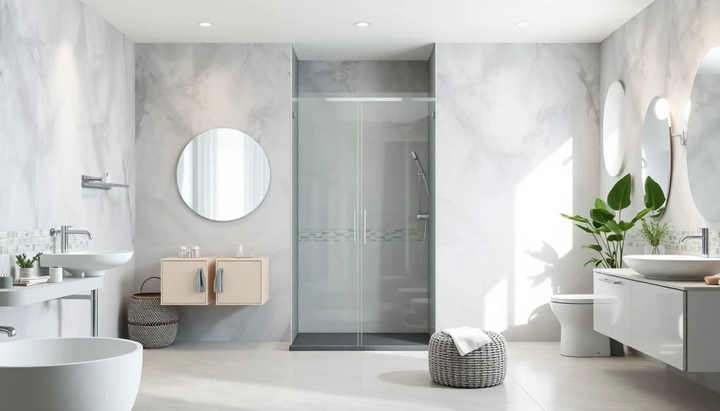 sonni sanitär GmbH präsentiert elegante Duschkabinen und moderne Badezimmeraccessoires.