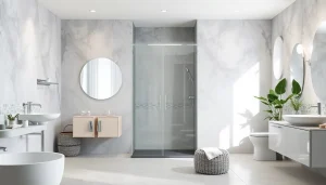 sonni sanitär GmbH präsentiert elegante Duschkabinen und moderne Badezimmeraccessoires.