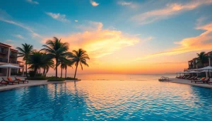 Luxury hotels Los Cabos offering beachfront views and breathtaking sunsets.