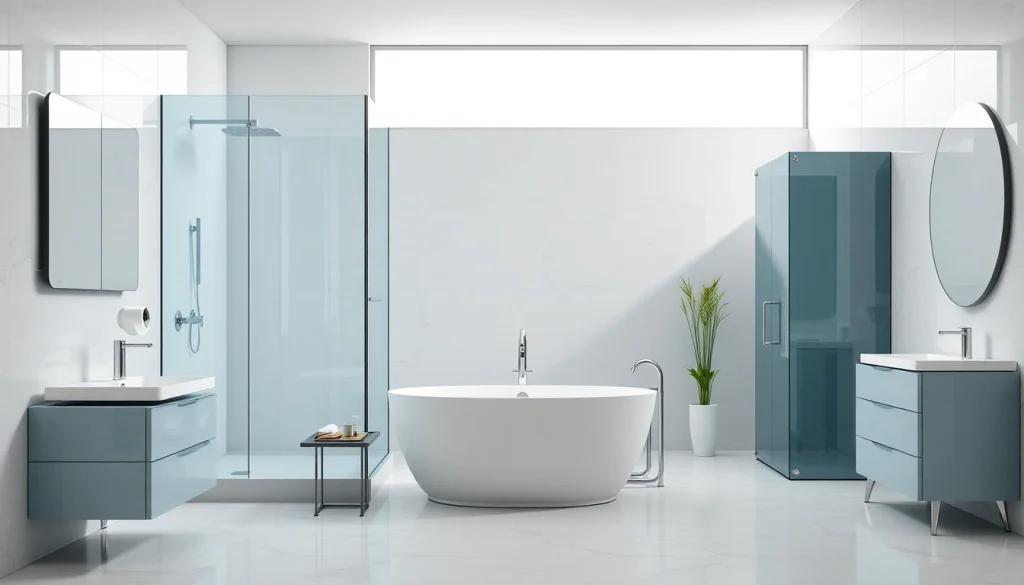 Sonni sanitär GmbH bietet elegante Badezimmerprodukte in einem modernen Ambiente an.