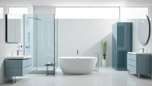 Sonni sanitär GmbH bietet elegante Badezimmerprodukte in einem modernen Ambiente an.