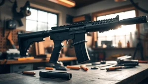 Assembling a pf940v2 frame in a detailed gunsmith workshop.