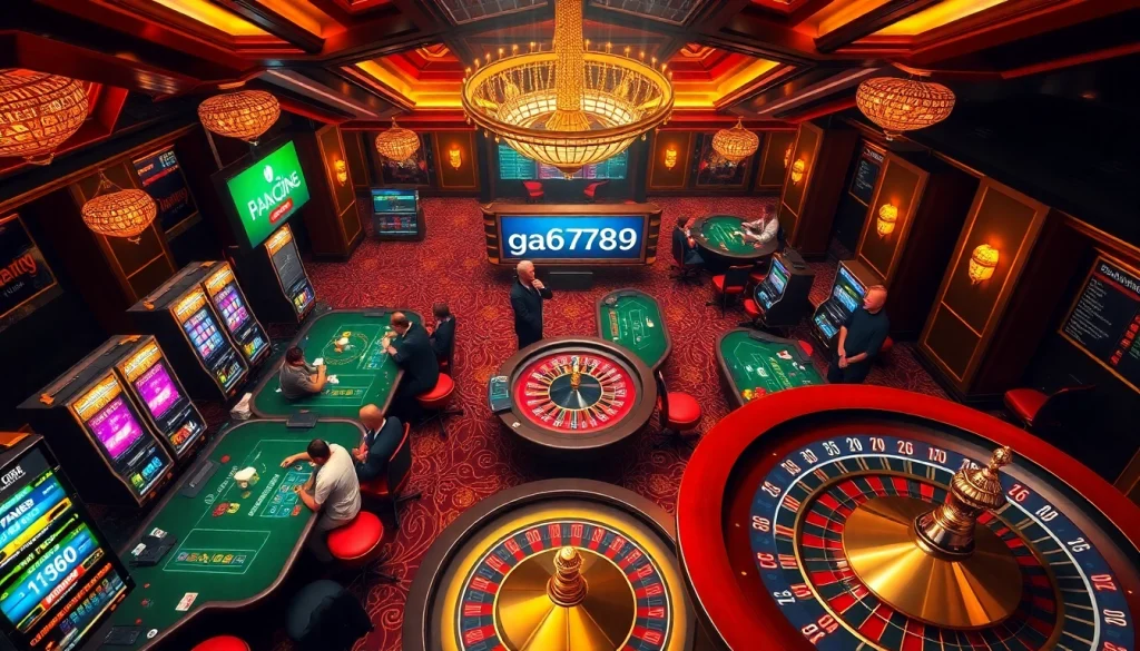 Experience thrilling games and high stakes with ga6789 at a vibrant online casino.