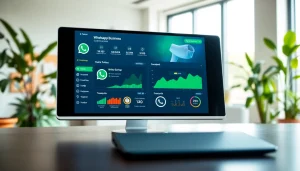 Optimize your customer engagement with this WhatsApp Business CRM interface featuring modern design.