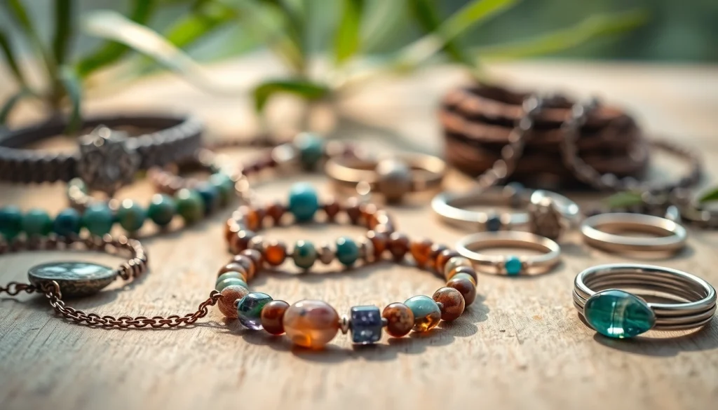 Browse unique pieces at the spiritual jewelry shop featuring healing gemstones and intricate designs.
