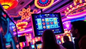 Rasakan keseruan slot pulsa 5000 di dalam kasino modern yang cerah dan mengasyikkan.