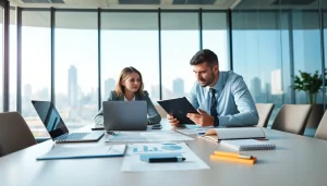 Teamwork in proposal writing and management with collaborative elements and professional environment.