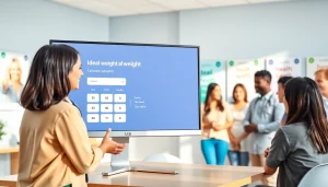 Calculate your healthy range with the ideal weight calculator while receiving professional guidance in a health clinic.