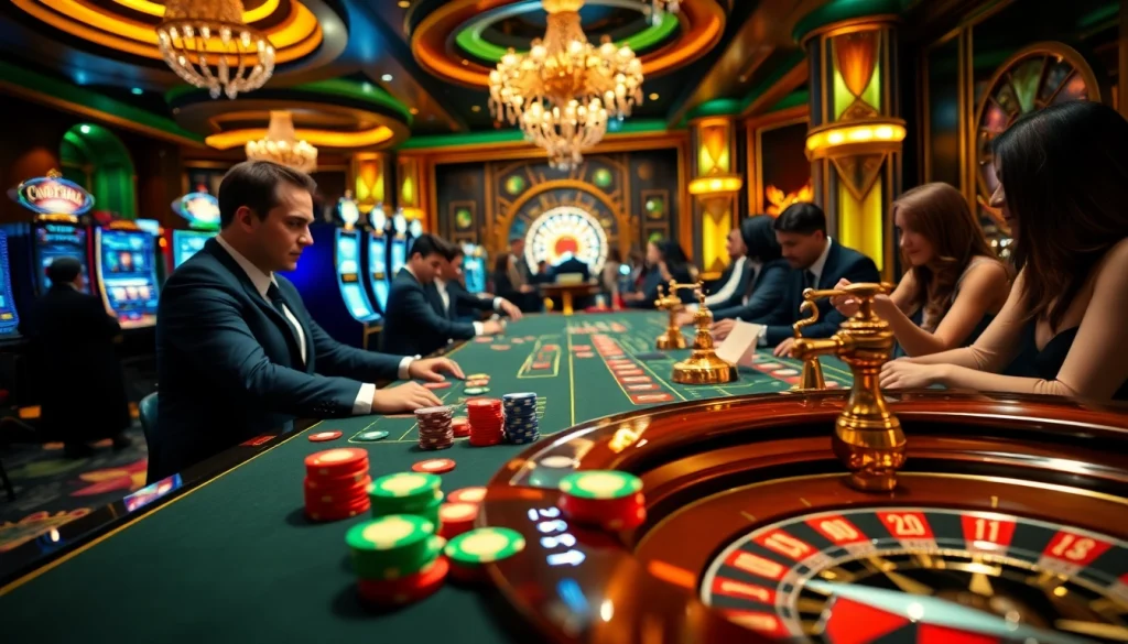Experience thrilling gameplay at https://rr888.in.net/ with vibrant casino tables and excited players.
