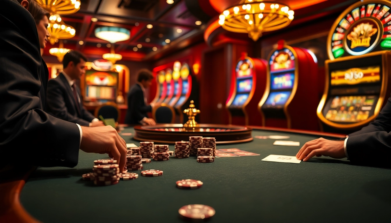 Experience thrilling games at soibet ไทย with vibrant casino tables and professional players.