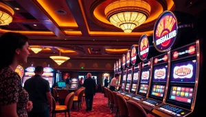 Experience the excitement of online gaming with slot naga169 login in a luxurious casino setting.