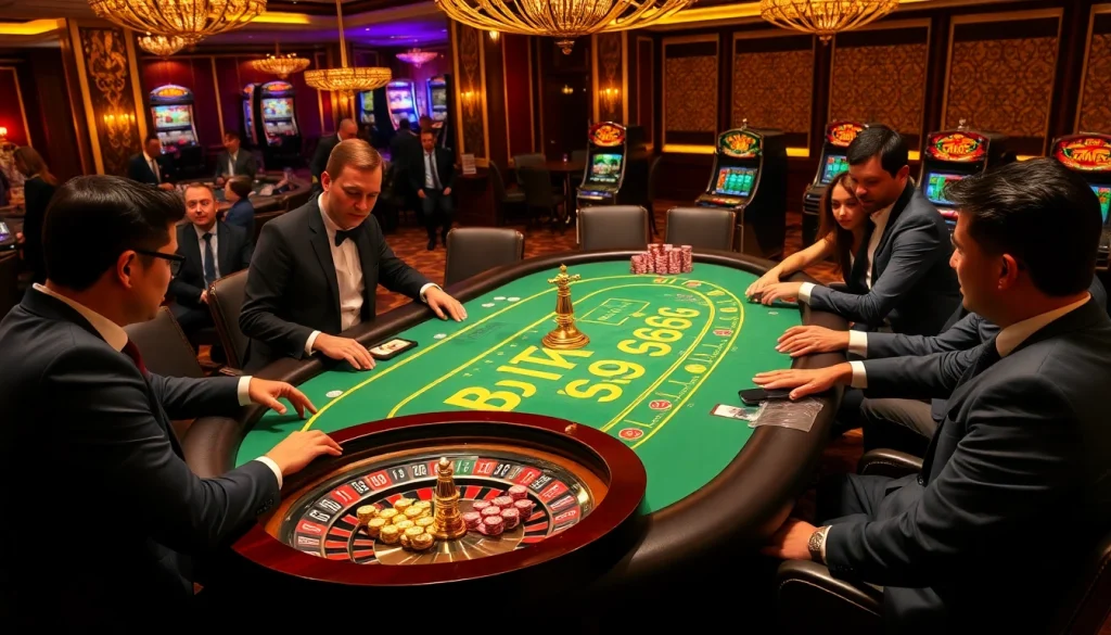 Engaging poker action at the BDTK666-themed table with vibrant chips and professional atmosphere.